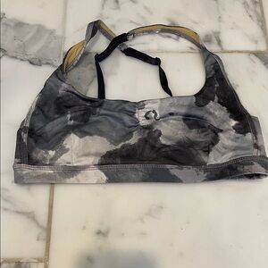 Lululemon Athletica Gray Tie-Dye Sports Bra
